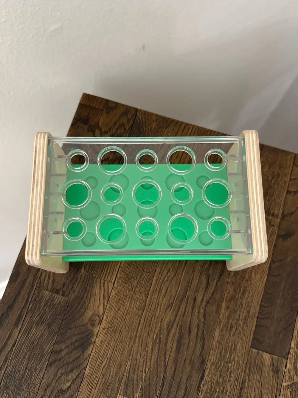 Lovevery The Companion Green Posting Peg Replacement Wooden Organizer NO PEGS